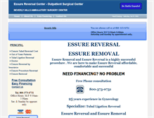 Tablet Screenshot of essurereversaldoctor.com